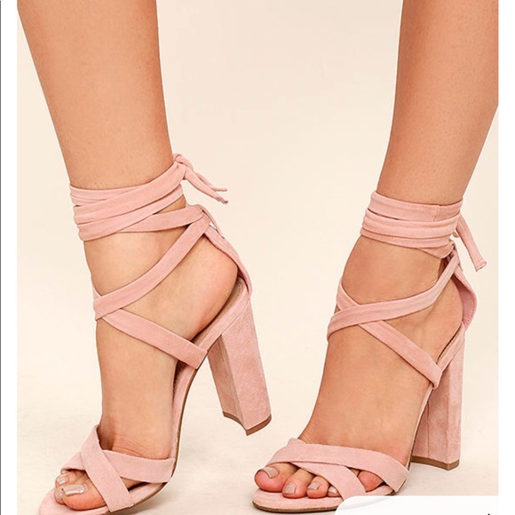 Steve Madden Shoes - Steve Madden Christey suede lace up heels 8